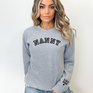 "NANA/NANNY" Crewneck Sweatshirt