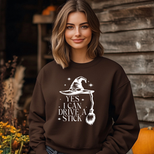 Load image into Gallery viewer, Yes I Can Drive a Stick Crewneck Sweatshirt

