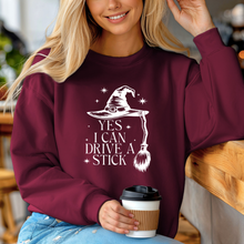 Load image into Gallery viewer, Yes I Can Drive a Stick Crewneck Sweatshirt
