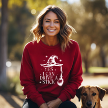 Load image into Gallery viewer, Yes I Can Drive a Stick Crewneck Sweatshirt
