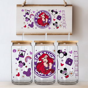 Starbucks Ariel Can Glass - Acrylic/Plastic