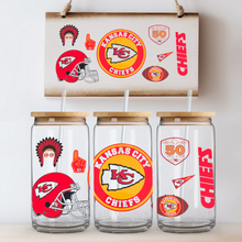 Load image into Gallery viewer, Kansas City Chiefs  - Can Glass
