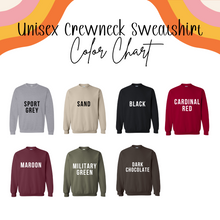 Load image into Gallery viewer, **NEW DESIGN**  &quot;Heart on my sleeve&quot; Crewneck Sweatshirt

