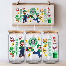 Load image into Gallery viewer, &quot;Luigi&quot; Can Glass - Acrylic/Plastic
