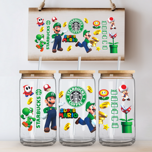 "Luigi" Can Glass - Acrylic/Plastic
