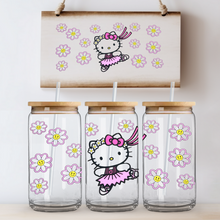 Load image into Gallery viewer, &quot;Ballet&quot; Hello Kitty   - Can Glass  (Acrylic/Plastic)
