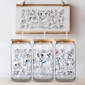 101 Dalmatians Can Glass - Acrylic/Plastic
