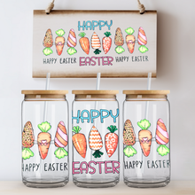 Load image into Gallery viewer, &quot;Happy Easter Carrots&quot; - Can Glass
