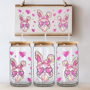 "Cool Bunny" - Can Glass