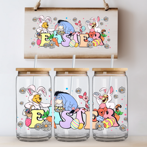 "Pooh's Easter" - Can Glass