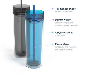 Custom Acrylic Tumbler - 16 oz