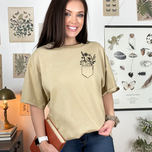 Load image into Gallery viewer, &quot;Pocket Flower&quot; Tee
