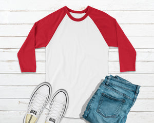 "Tis the Season" Wave Raglan Tee