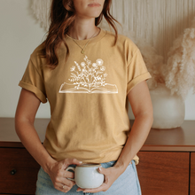 Load image into Gallery viewer, &quot;Wildflower Book&quot; Tee

