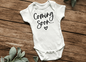 "Coming Soon" Onesie