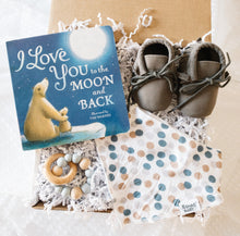Load image into Gallery viewer, Polka Dot Baby Gift Box
