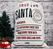 Load image into Gallery viewer, Gifts for Santa Sack
