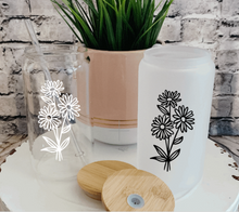 Load image into Gallery viewer, &quot;Daisy Bunch&quot; - Can Glass

