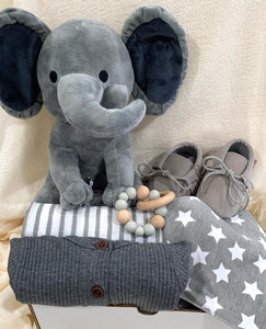 Grey Theme Baby Gift Box