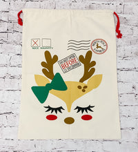 Load image into Gallery viewer, Reindeer Santa Sack
